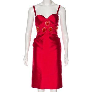 LEAL DACCARETT Sleeveless Knee-Length Dress